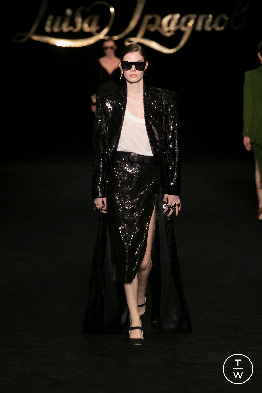 Fashion Week Milan Fall/Winter 2023 look 46 from the Luisa Spagnoli collection 女装