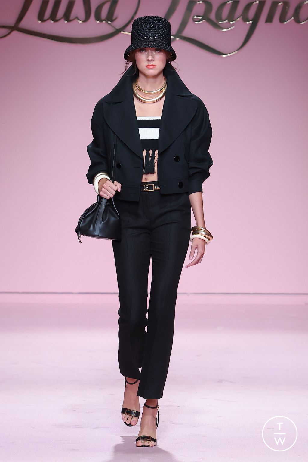 Fashion Week Milan Spring/Summer 2023 look 10 from the Luisa Spagnoli collection womenswear