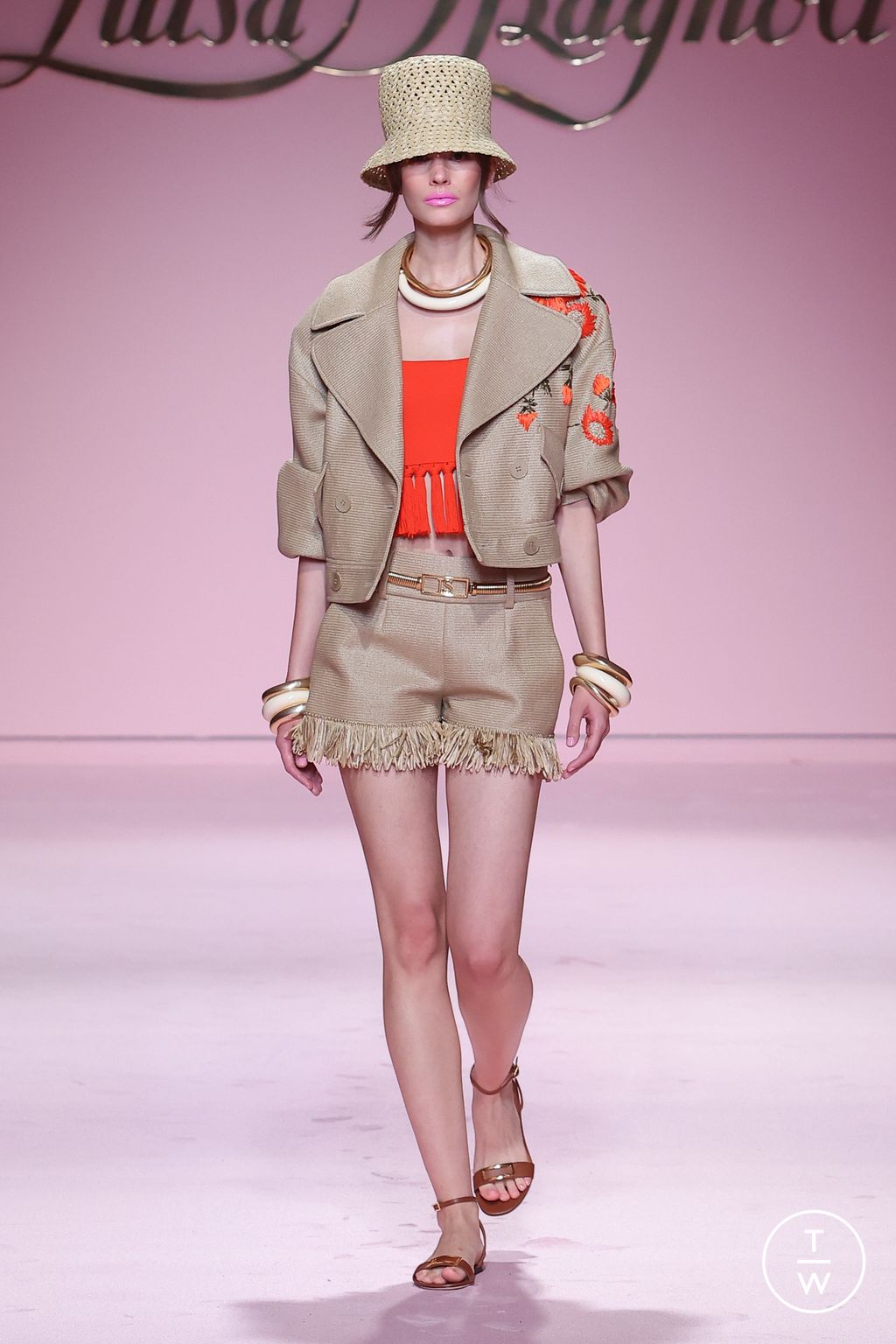 Fashion Week Milan Spring/Summer 2023 look 22 from the Luisa Spagnoli collection womenswear