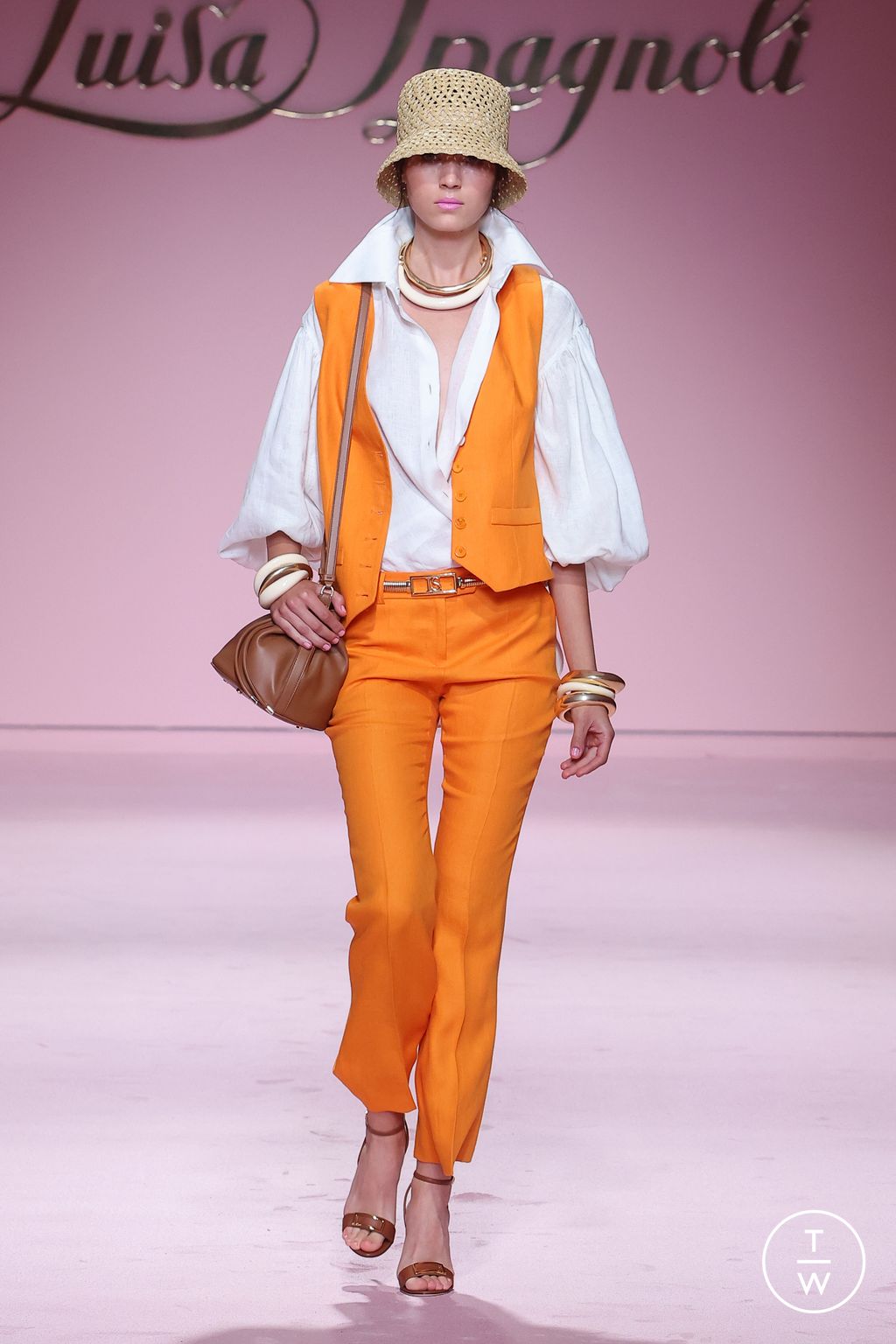 Fashion Week Milan Spring/Summer 2023 look 24 from the Luisa Spagnoli collection womenswear