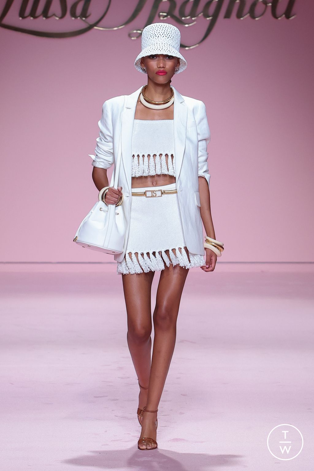 Fashion Week Milan Spring/Summer 2023 look 27 from the Luisa Spagnoli collection 女装