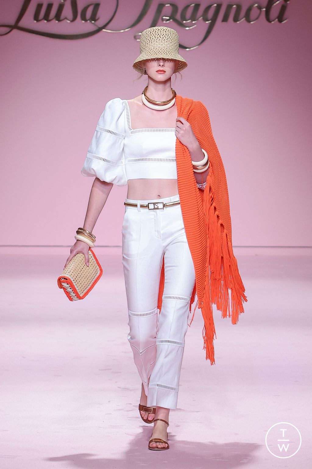 Fashion Week Milan Spring/Summer 2023 look 28 from the Luisa Spagnoli collection womenswear