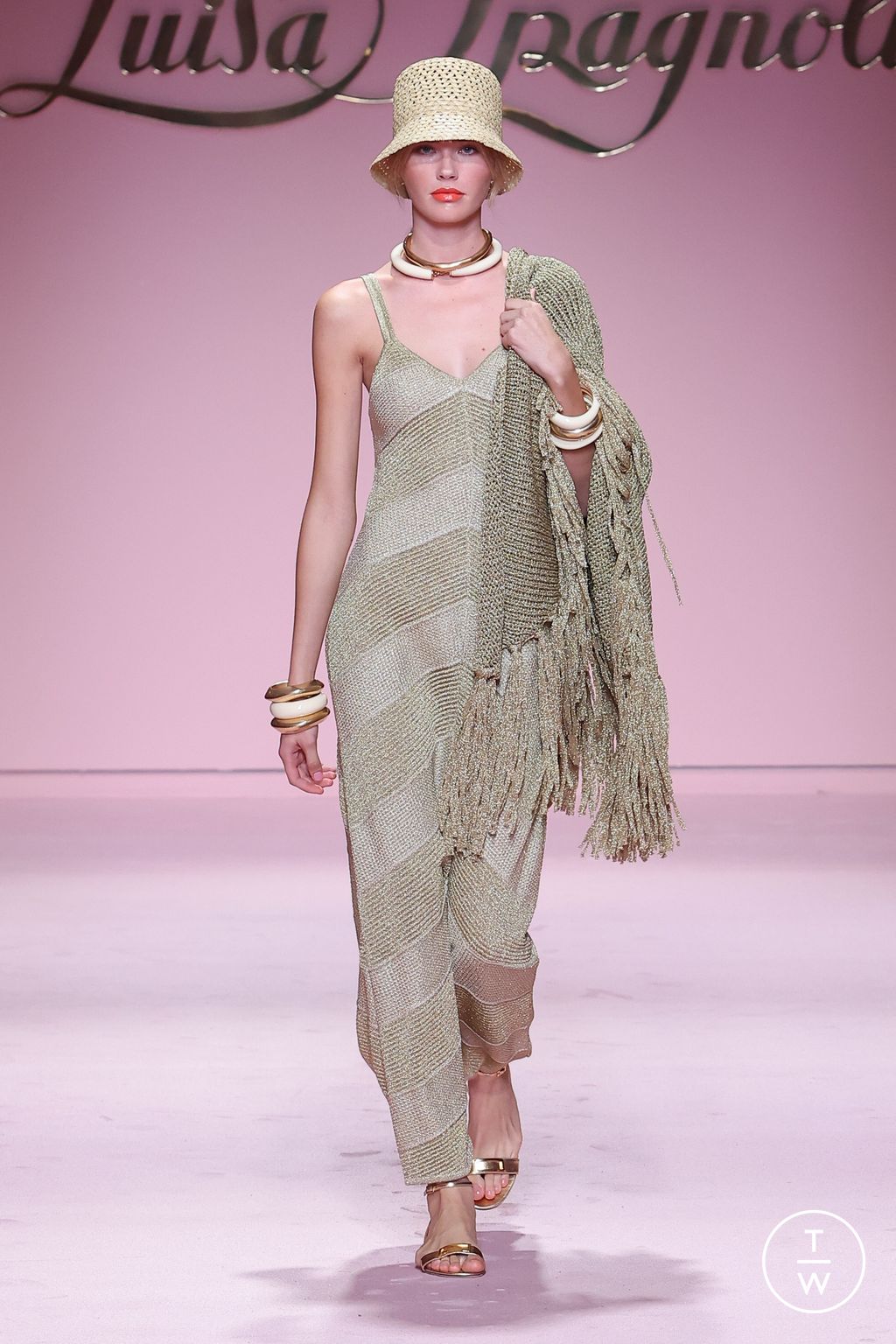 Fashion Week Milan Spring/Summer 2023 look 33 from the Luisa Spagnoli collection womenswear