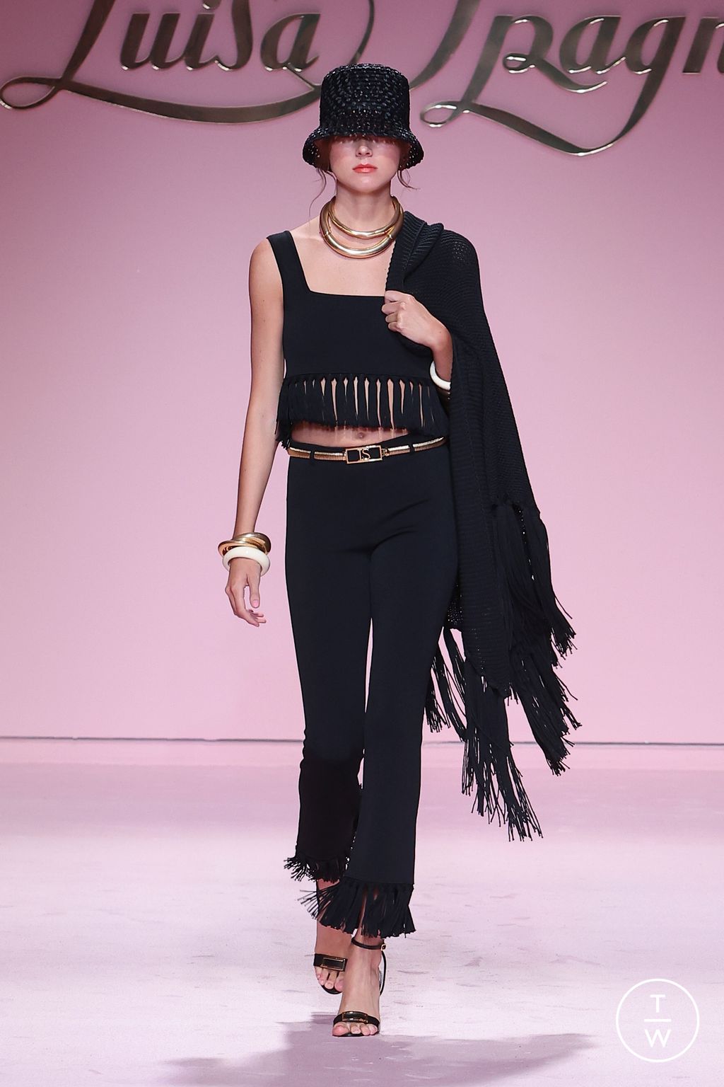 Fashion Week Milan Spring/Summer 2023 look 37 from the Luisa Spagnoli collection womenswear