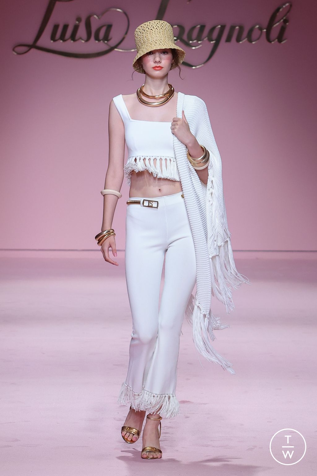 Fashion Week Milan Spring/Summer 2023 look 39 from the Luisa Spagnoli collection womenswear