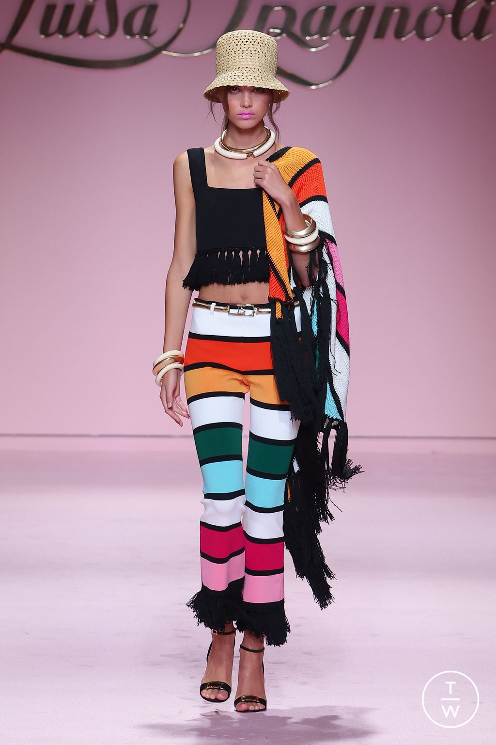 Fashion Week Milan Spring/Summer 2023 look 44 from the Luisa Spagnoli collection 女装