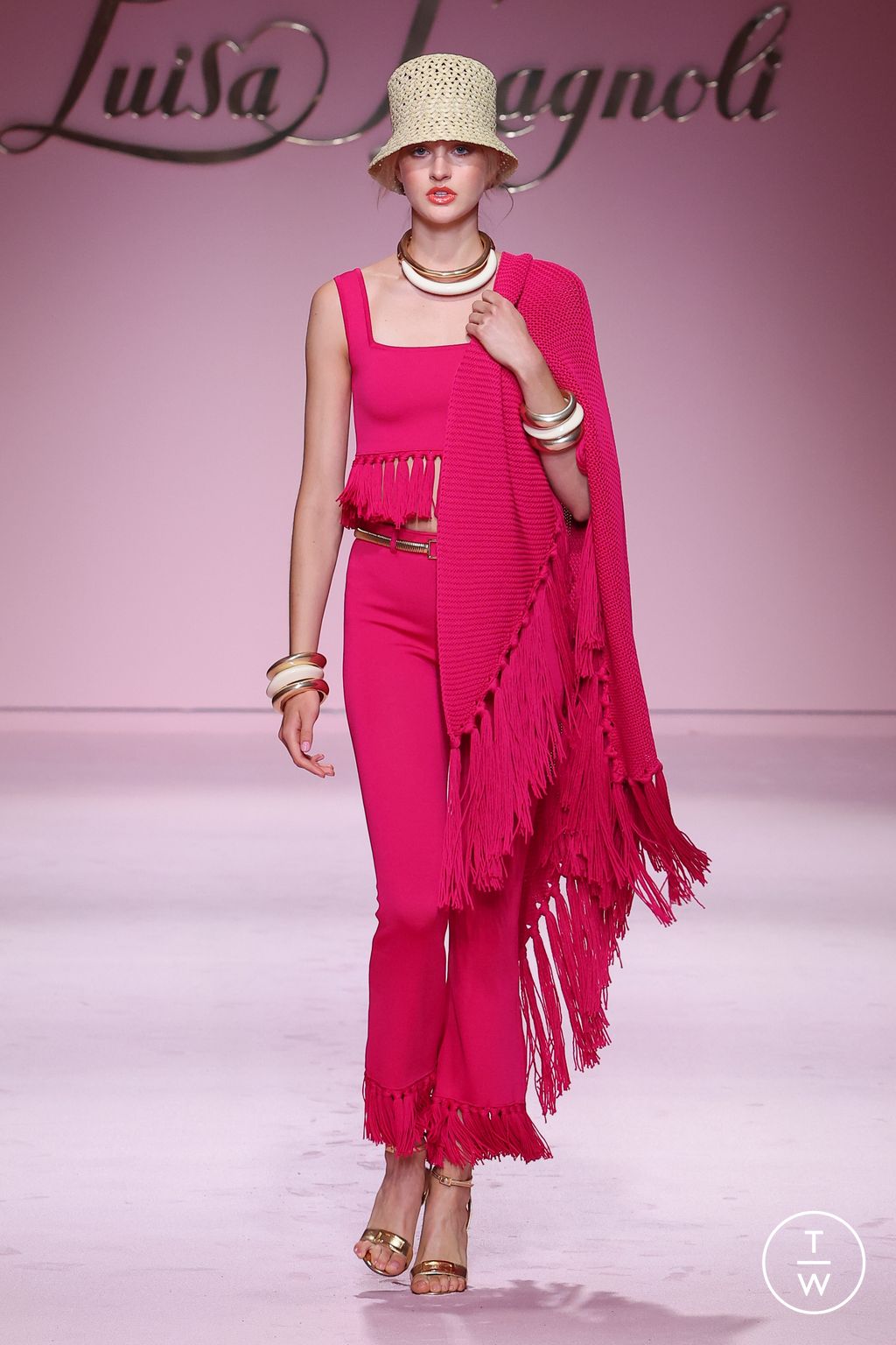 Fashion Week Milan Spring/Summer 2023 look 45 from the Luisa Spagnoli collection womenswear