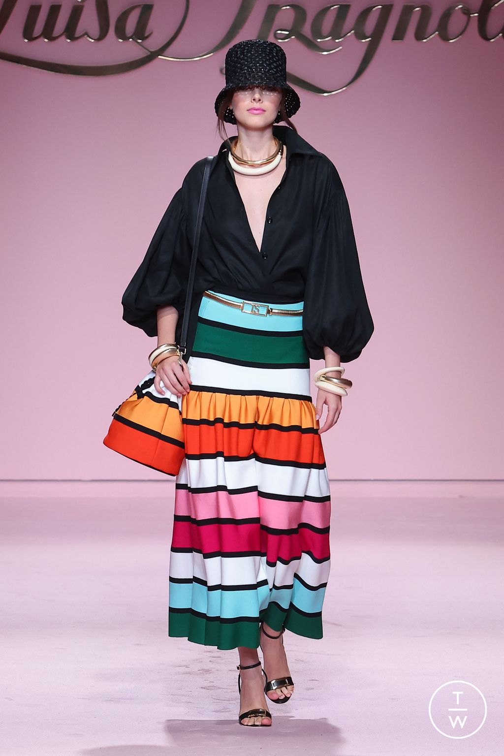 Fashion Week Milan Spring/Summer 2023 look 46 from the Luisa Spagnoli collection womenswear