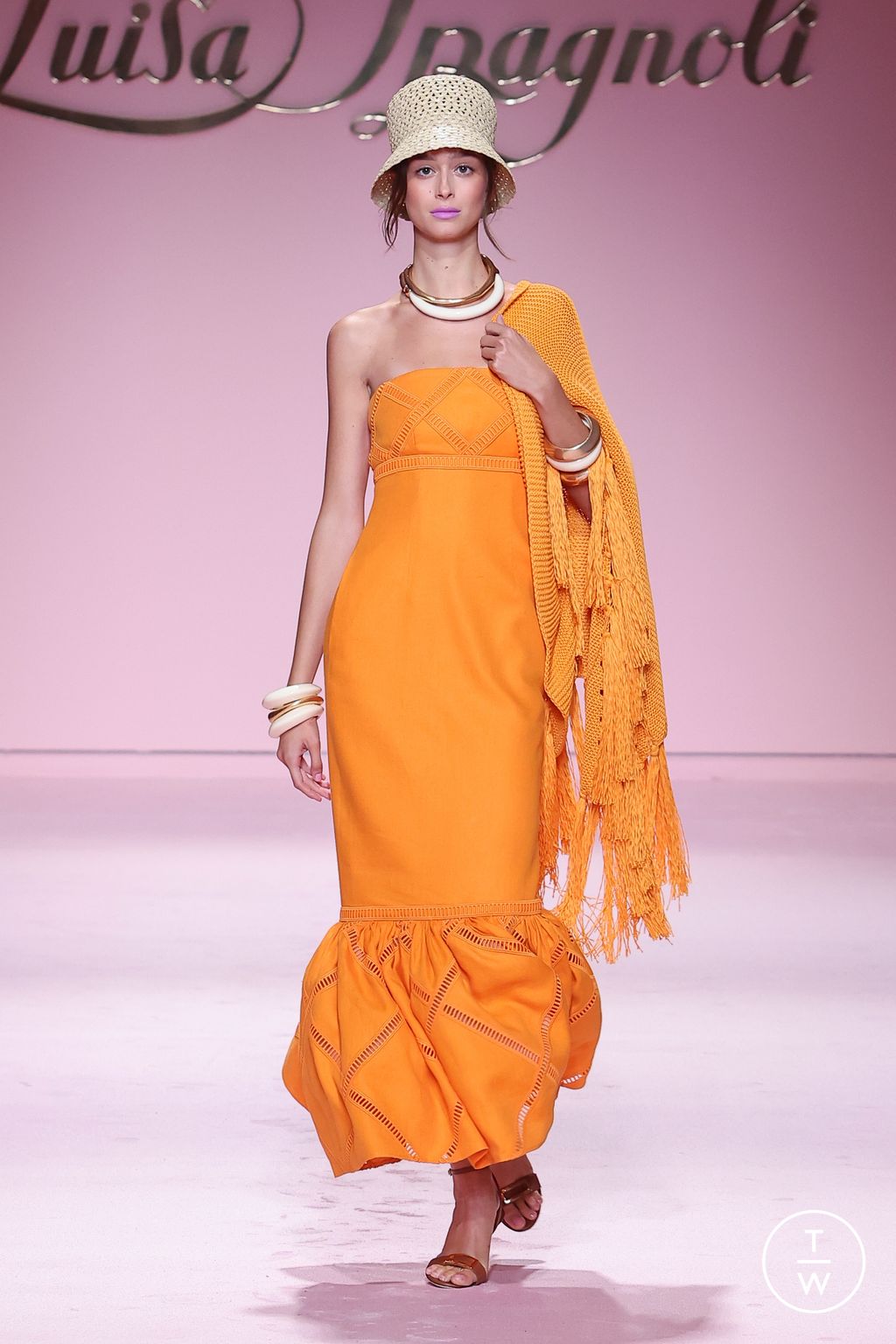 Fashion Week Milan Spring/Summer 2023 look 49 from the Luisa Spagnoli collection womenswear
