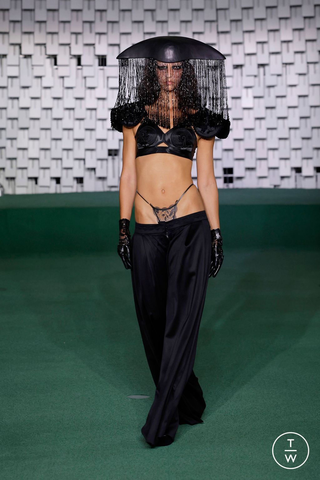 Fashion Week Paris Spring/Summer 2025 look 1 from the Luis de Javier collection womenswear
