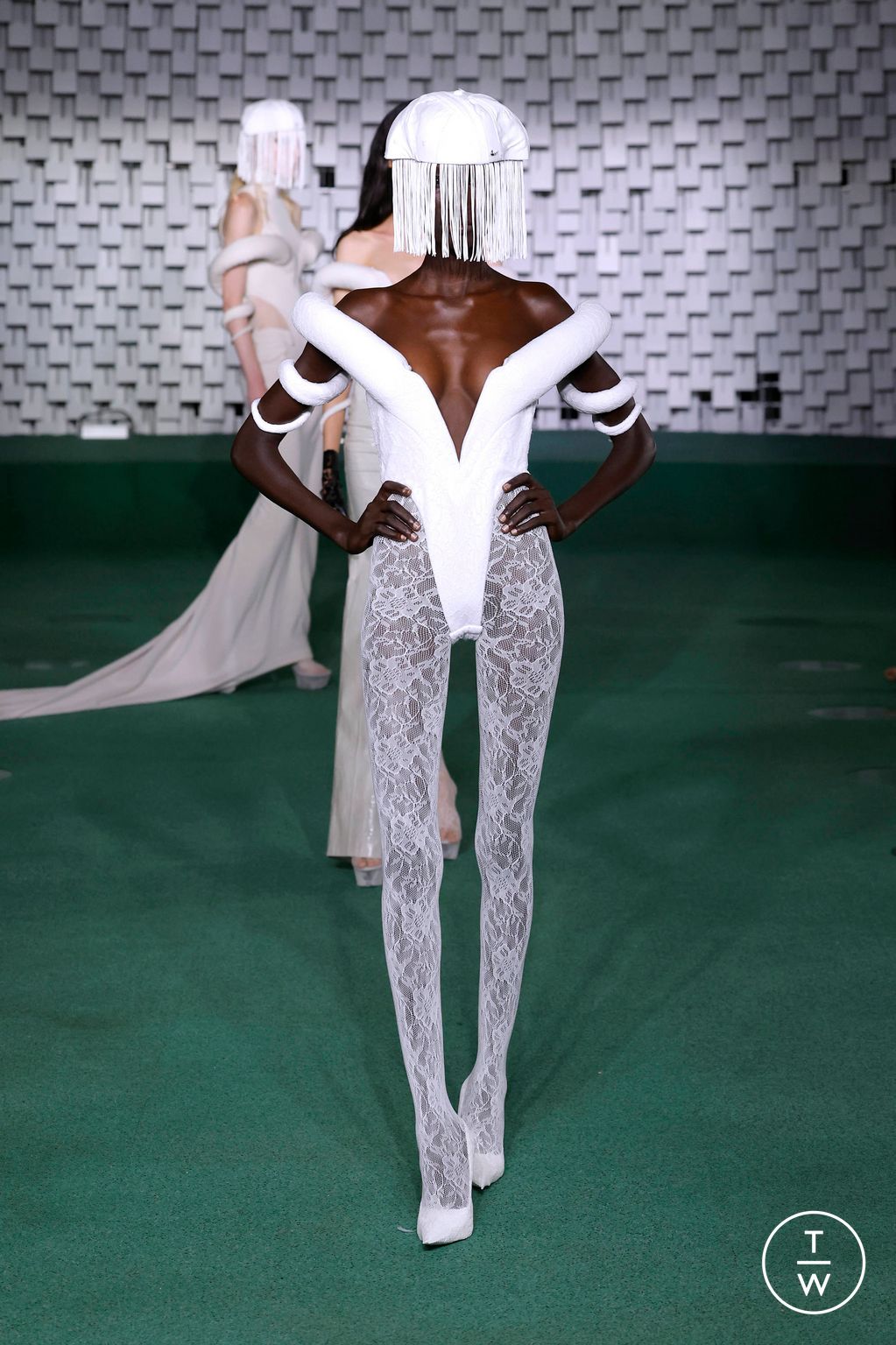 Fashion Week Paris Spring-Summer 2025 look 23 from the Luis de Javier collection womenswear