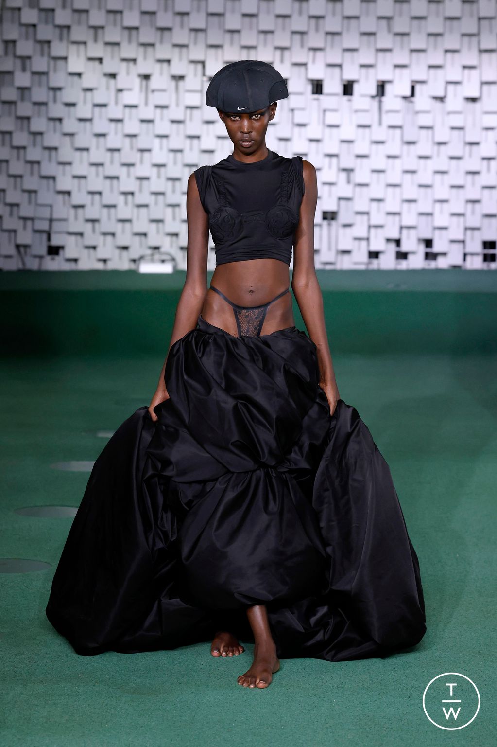Fashion Week Paris Spring-Summer 2025 look 30 from the Luis de Javier collection womenswear