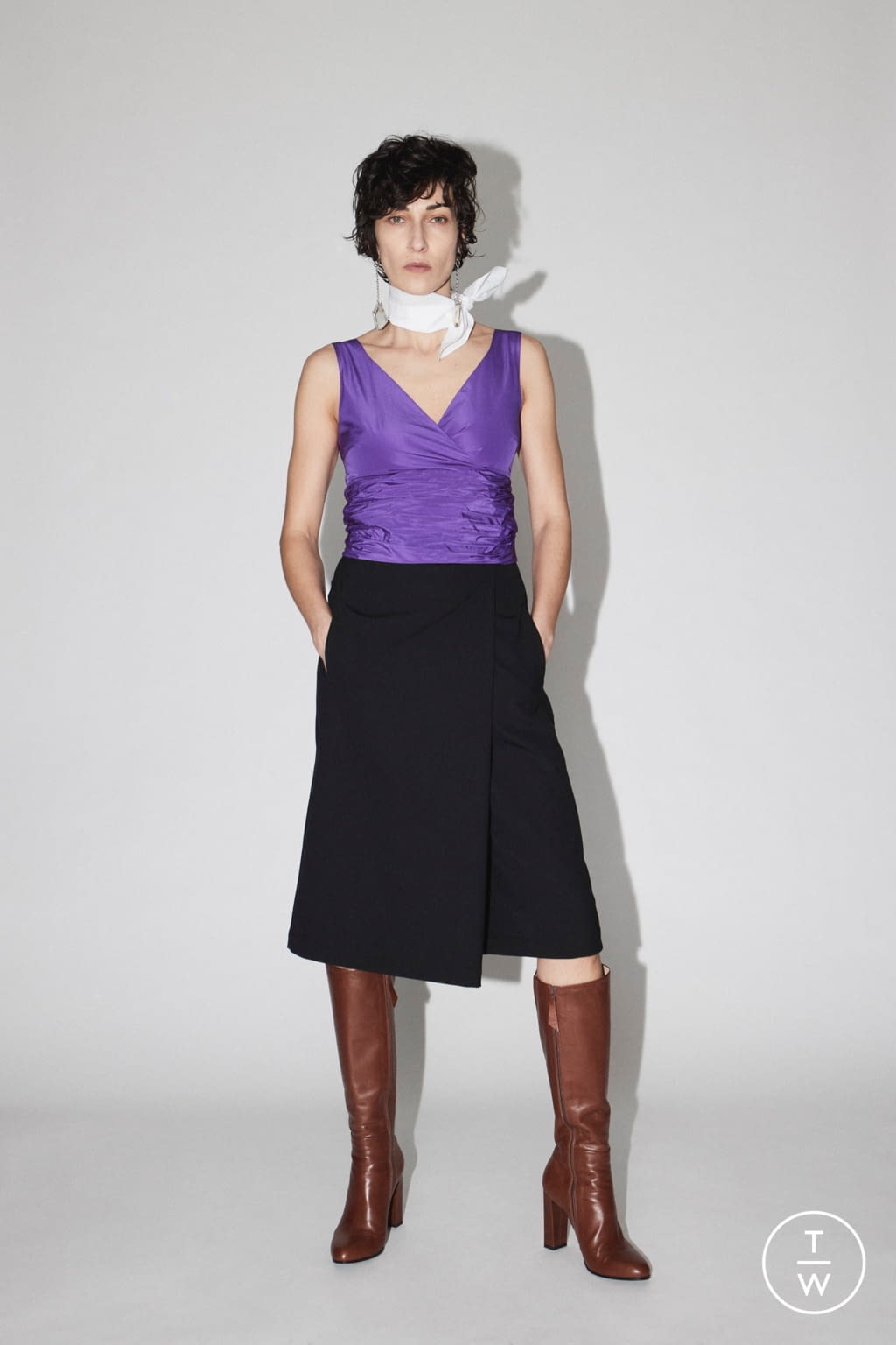 Fashion Week Paris Fall/Winter 2021 look 15 de la collection Lutz Huelle womenswear