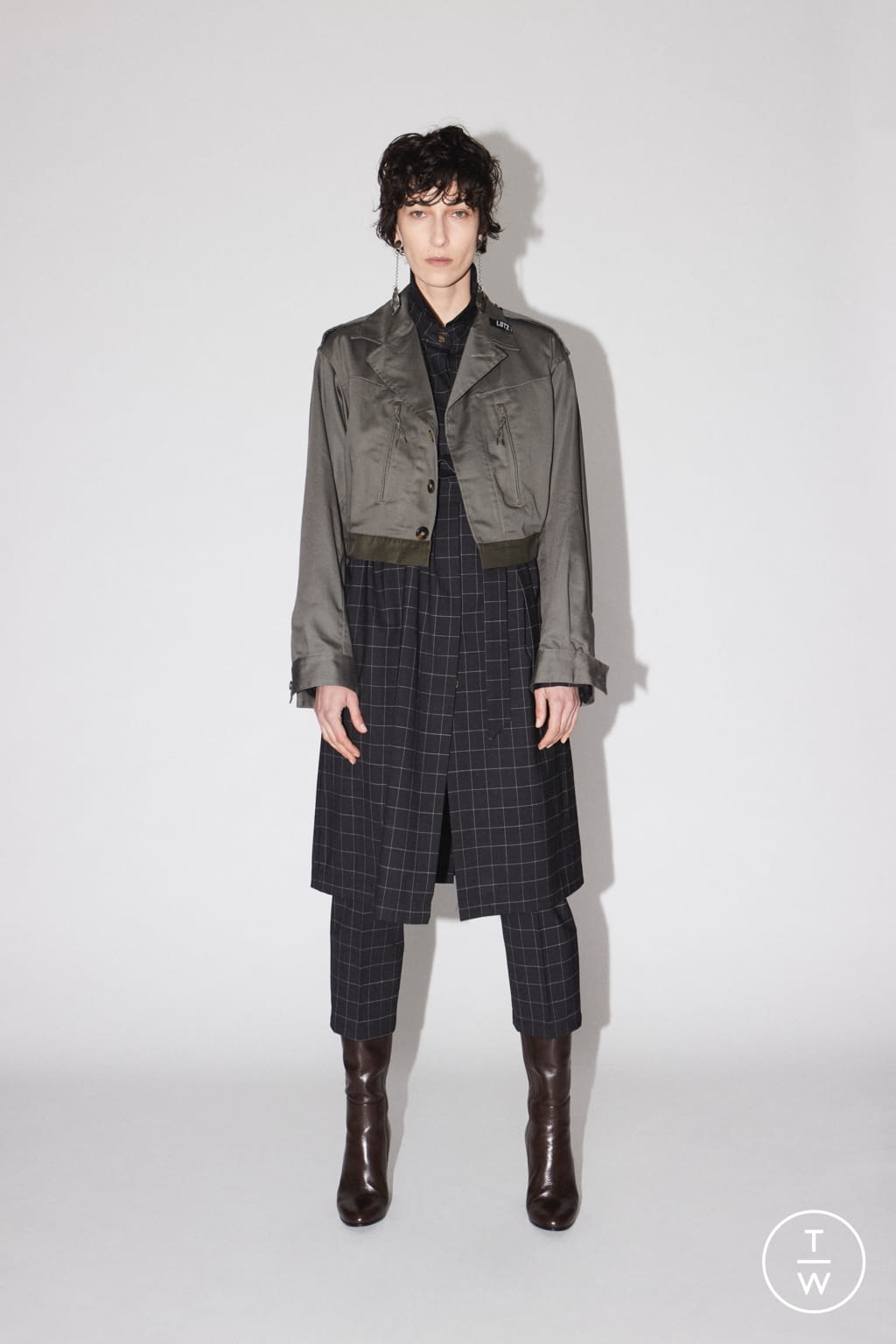 Fashion Week Paris Fall/Winter 2021 look 25 de la collection Lutz Huelle womenswear
