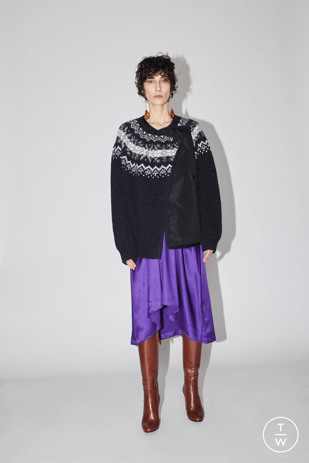 Fashion Week Paris Fall/Winter 2021 look 7 de la collection Lutz Huelle womenswear