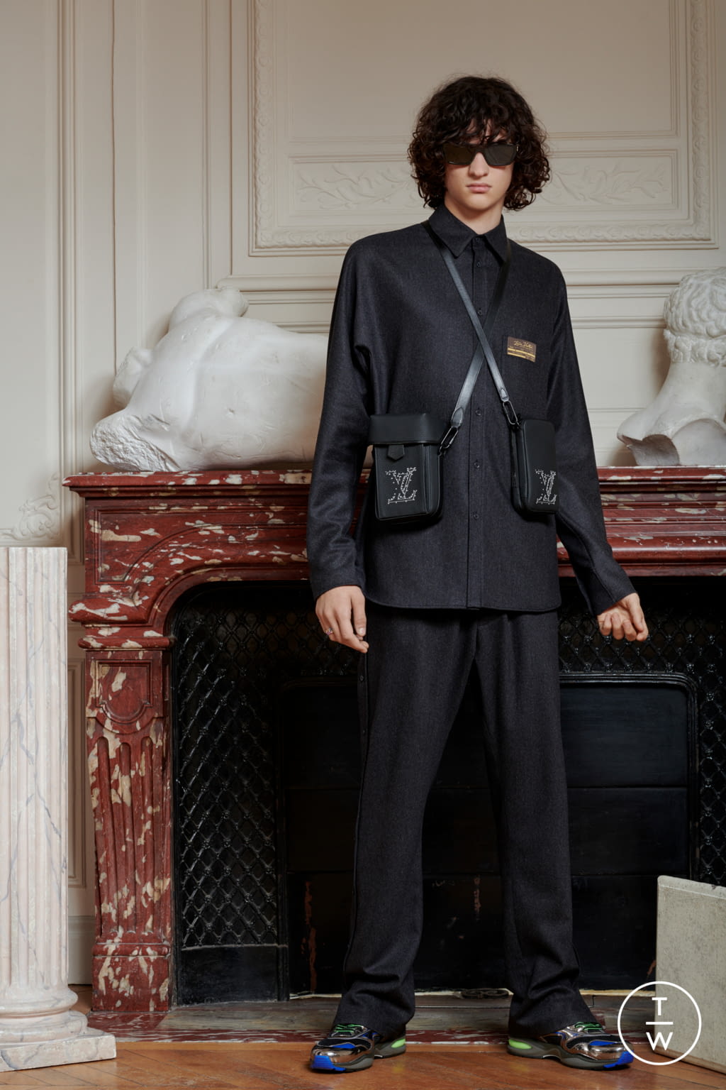 Fashion Week Paris Pre-Fall 2020 look 28 de la collection Louis Vuitton menswear