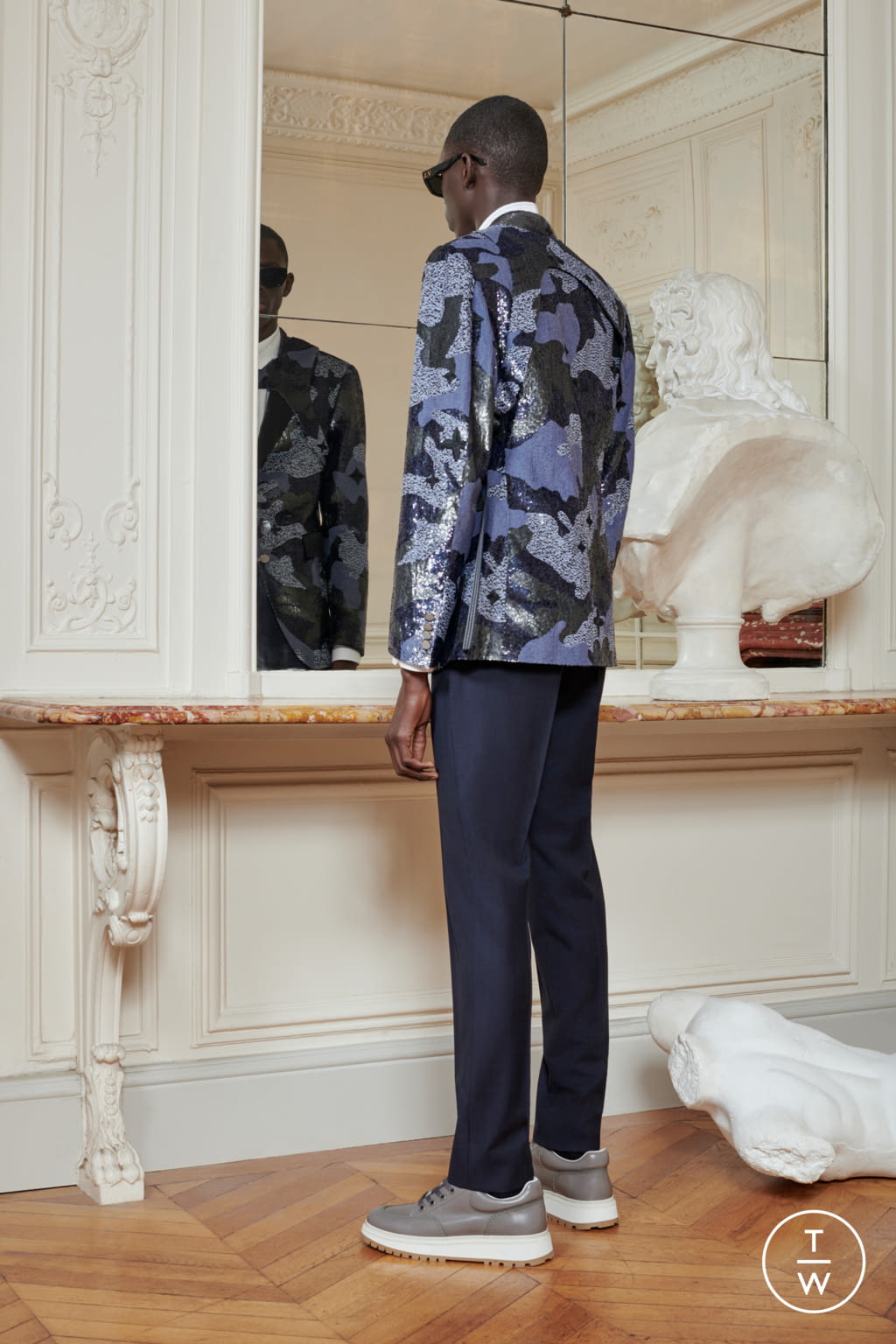 Fashion Week Paris Pre-Fall 2020 look 45 de la collection Louis Vuitton menswear