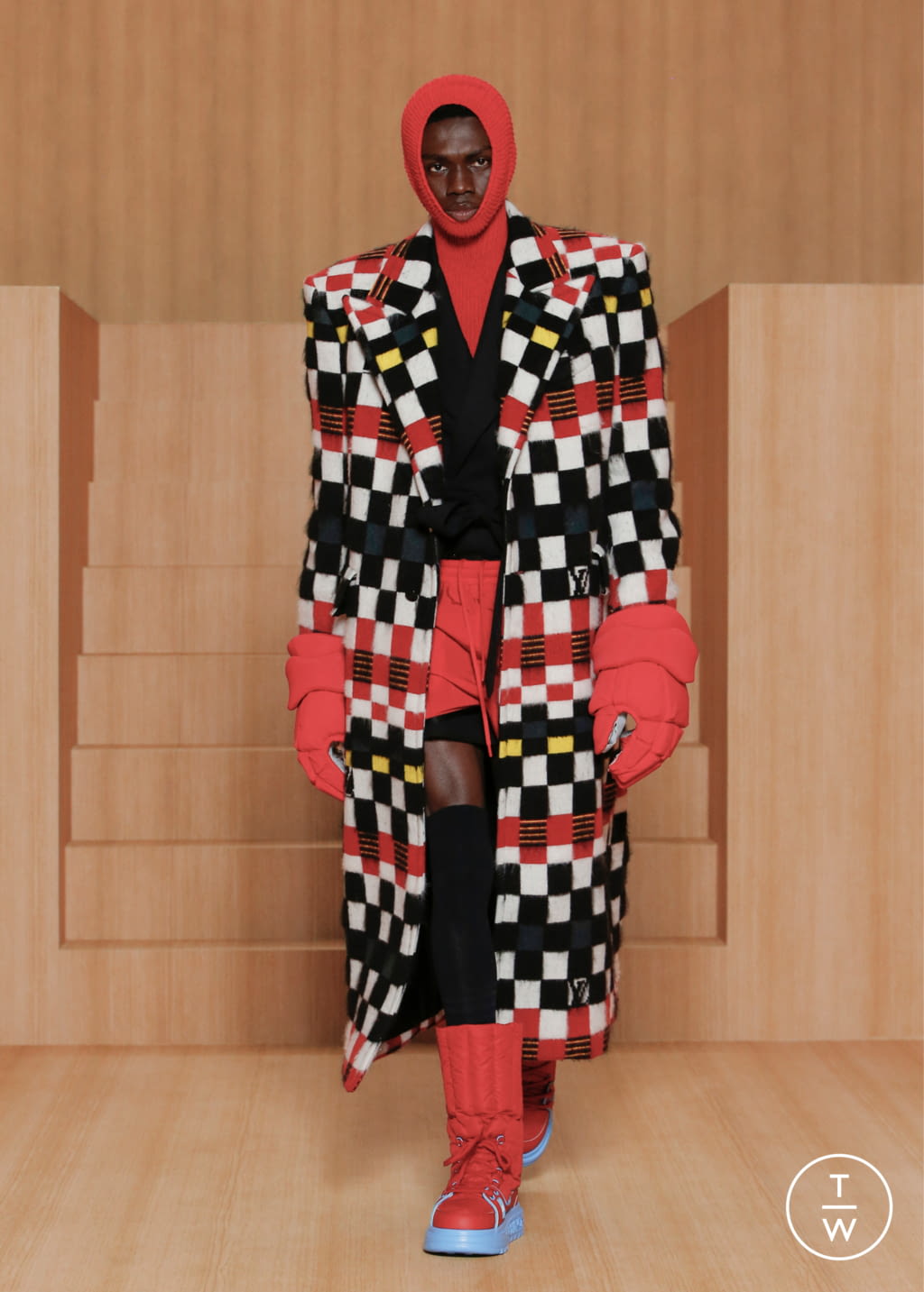 Fashion Week Paris Spring/Summer 2022 look 49 from the Louis Vuitton collection 男装