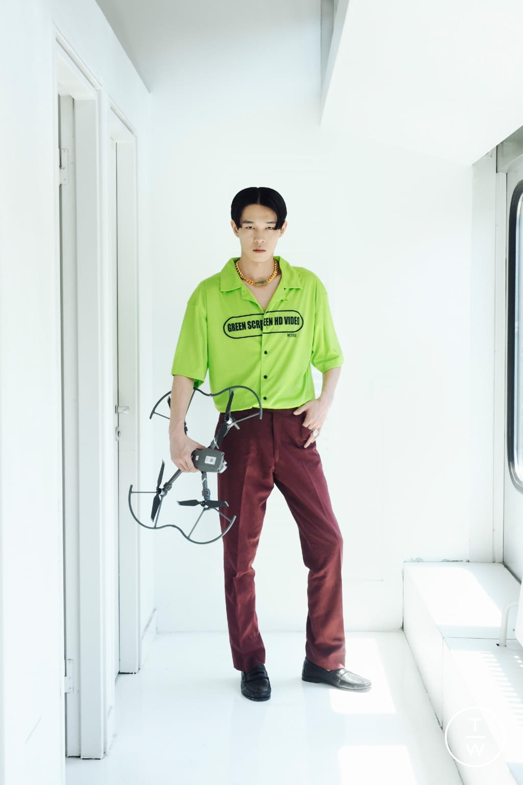 Fashion Week Milan Spring/Summer 2021 look 9 from the M1992 collection 男装