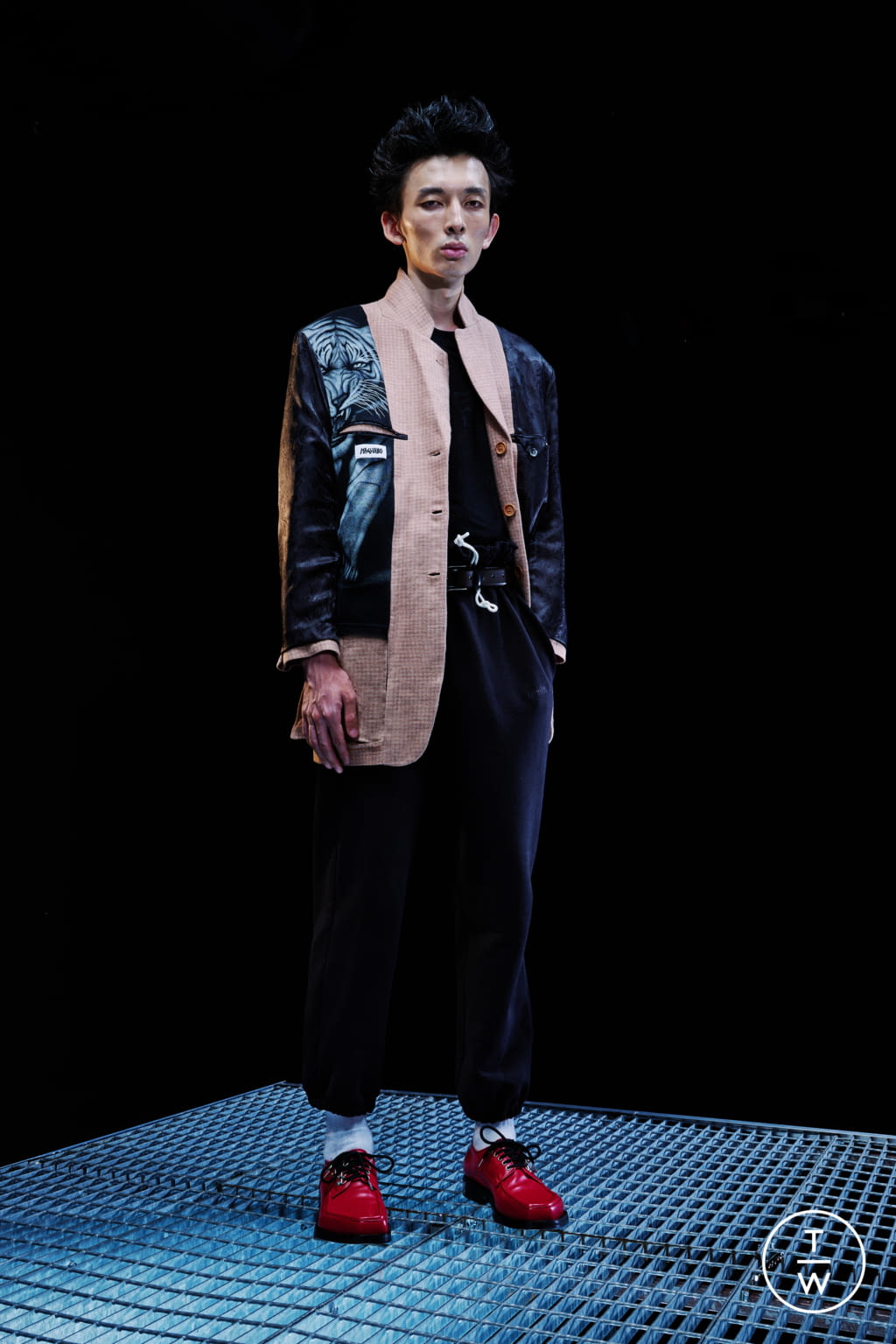 Fashion Week Milan Spring/Summer 2022 look 14 from the Magliano collection 男装