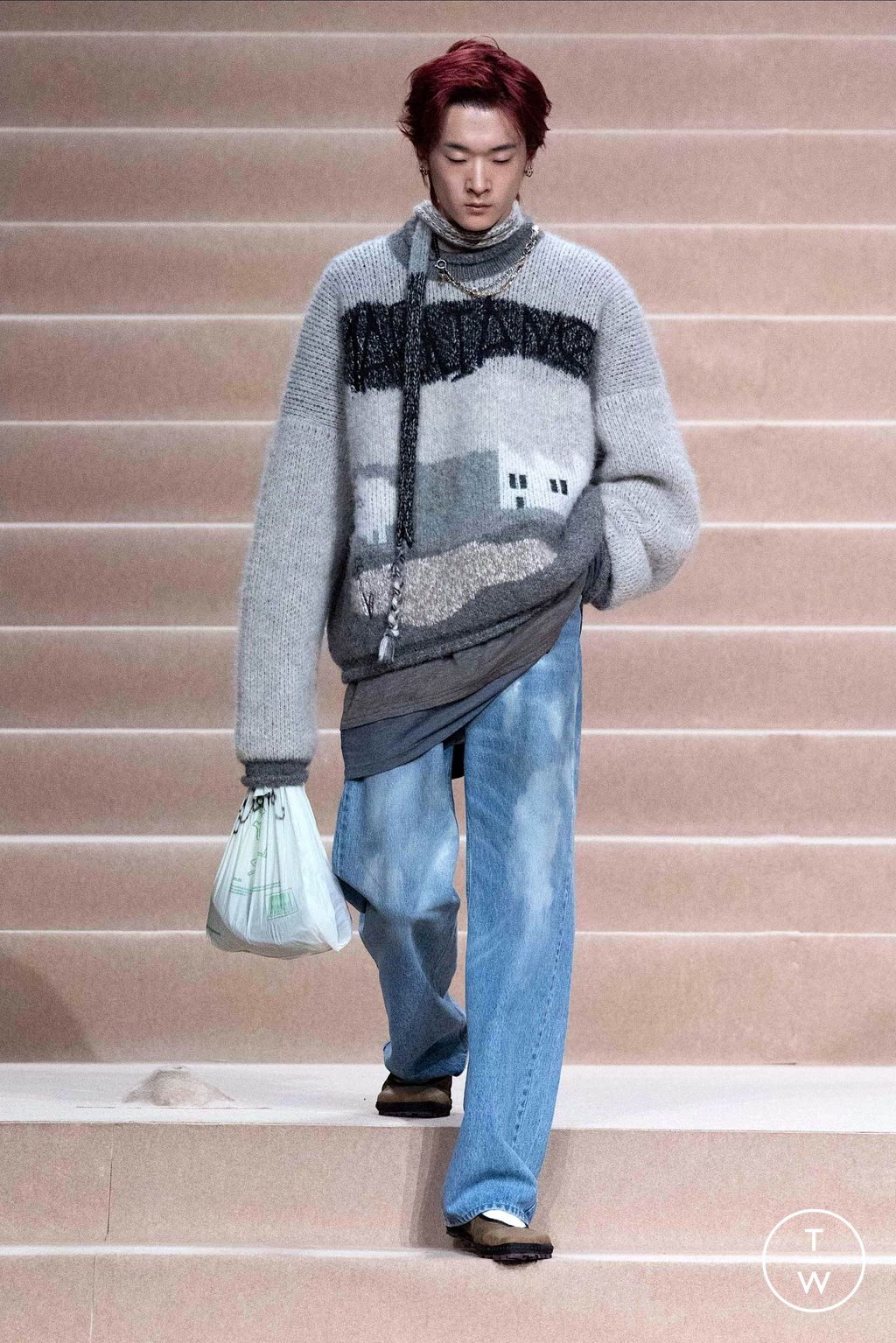 Fashion Week Florence - Pitti Fall/Winter 2024 look 7 from the Magliano collection 男装