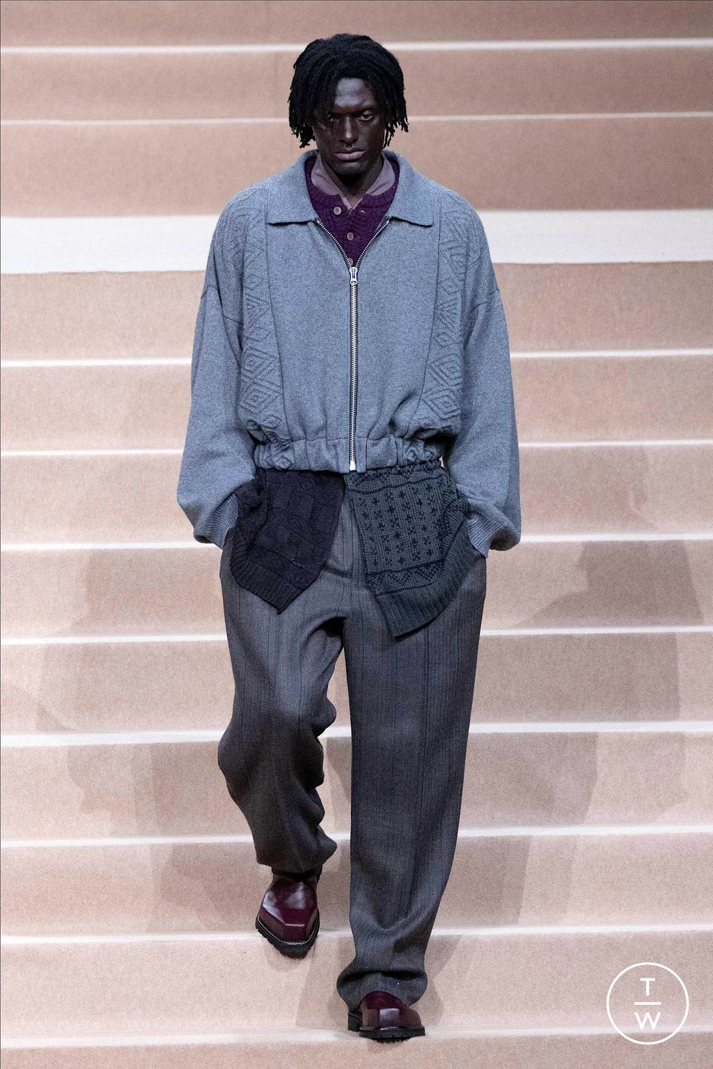Fashion Week Florence - Pitti Fall/Winter 2024 look 21 de la collection Magliano menswear