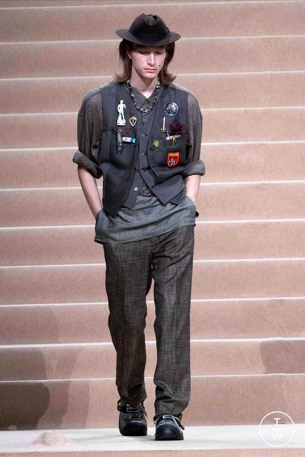 Fashion Week Florence - Pitti Fall/Winter 2024 look 22 from the Magliano collection 男装