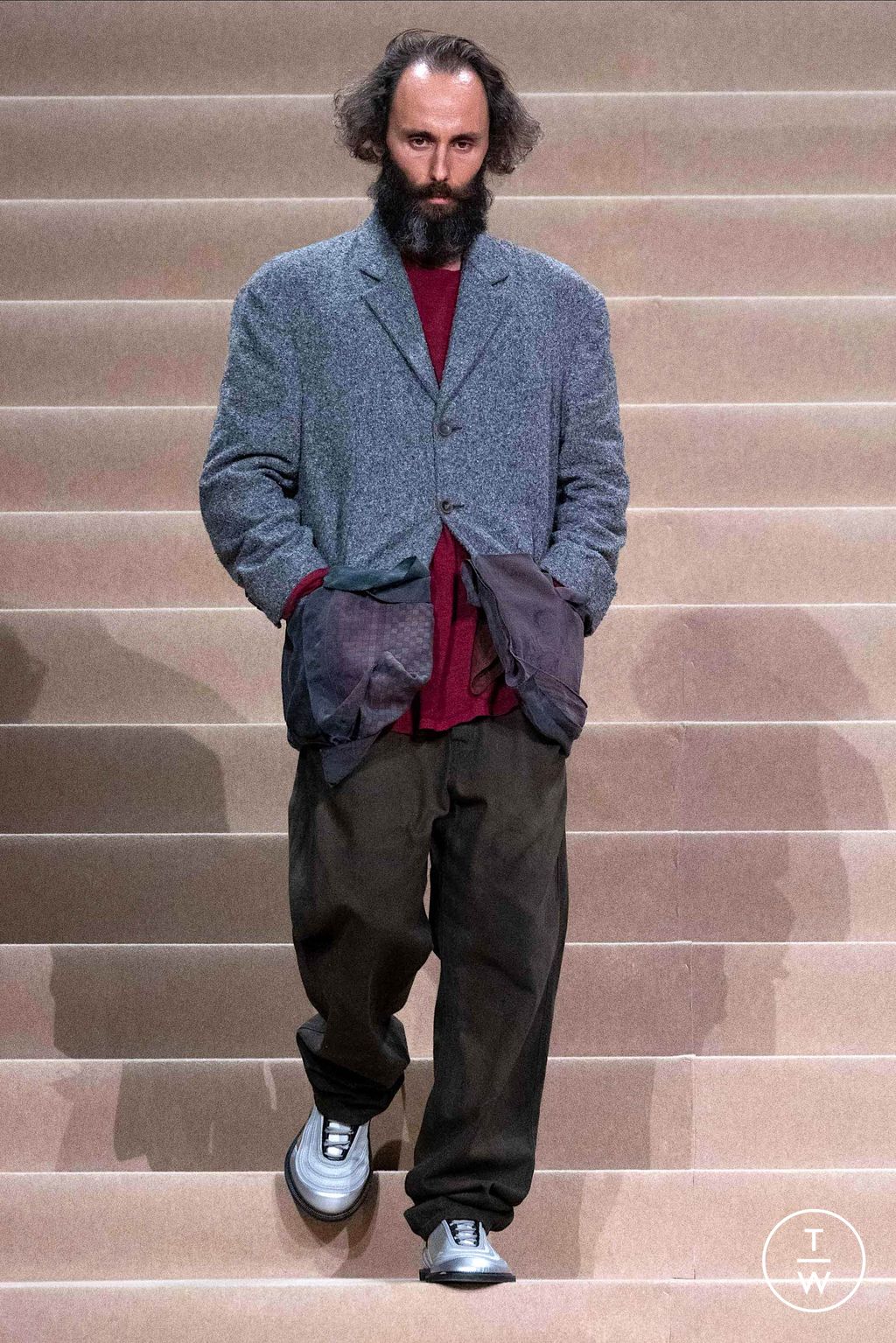 Fashion Week Florence - Pitti Fall/Winter 2024 look 30 from the Magliano collection menswear