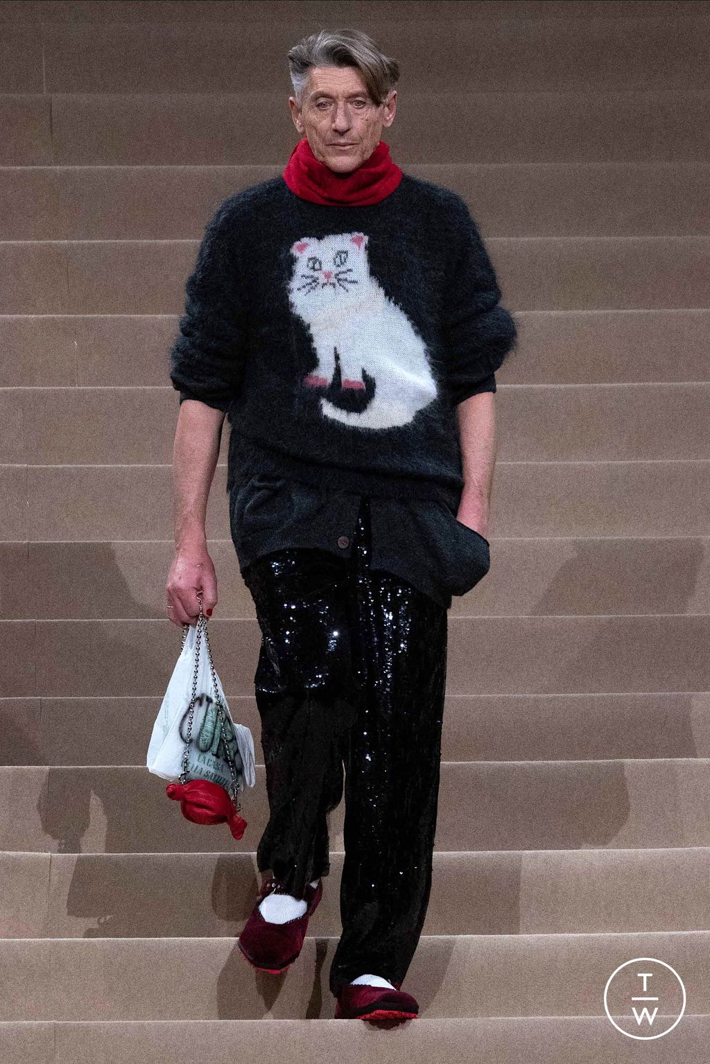 Fashion Week Florence - Pitti Fall/Winter 2024 look 35 from the Magliano collection menswear