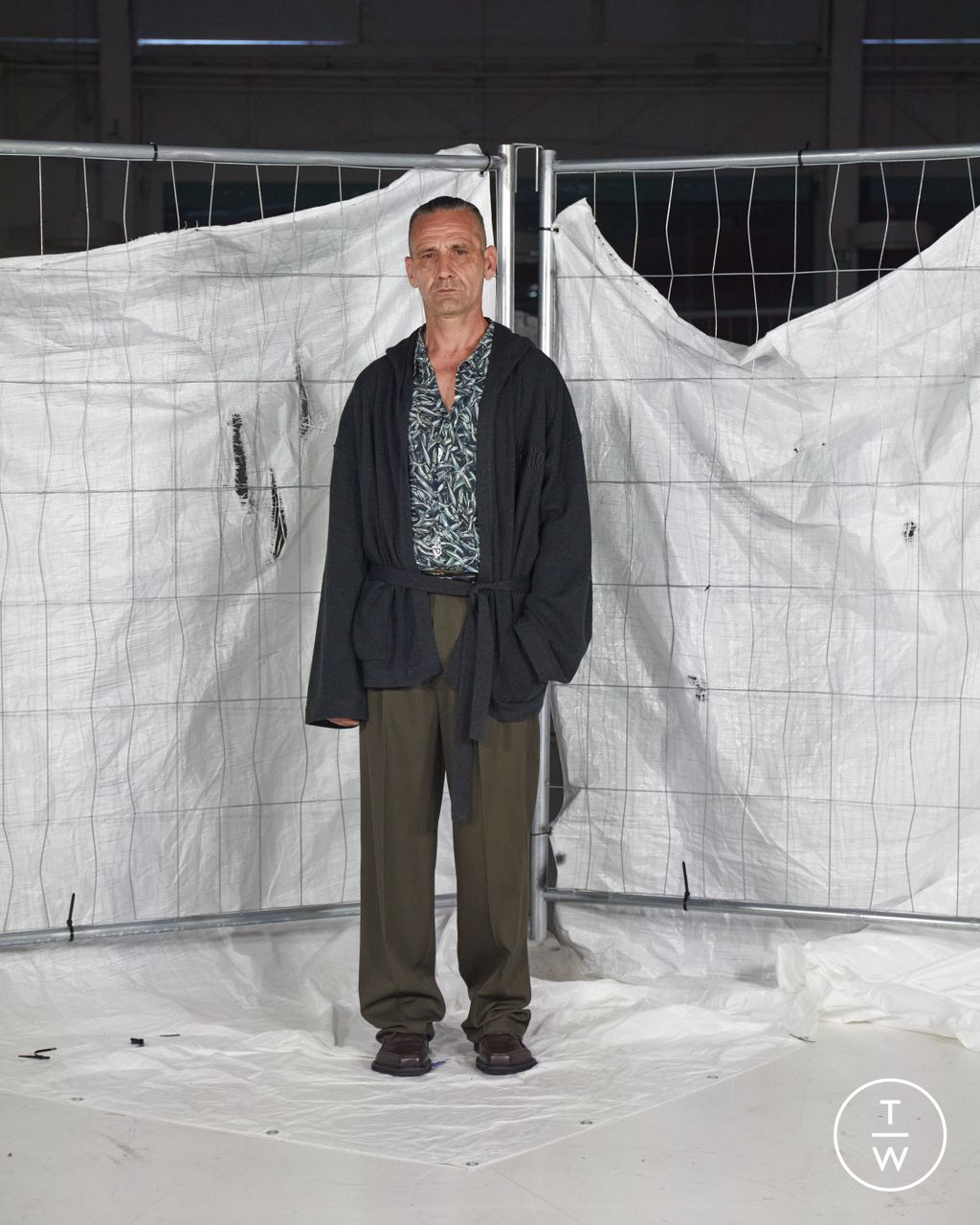 Fashion Week Milan Spring/Summer 2024 look 13 from the Magliano collection 男装