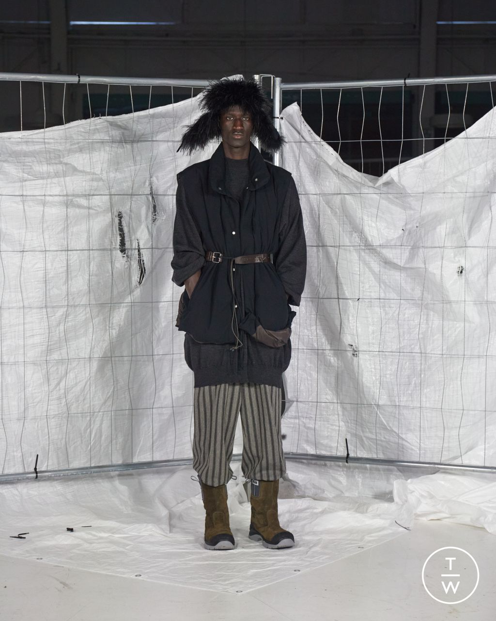 Fashion Week Milan Spring/Summer 2024 look 15 from the Magliano collection 男装