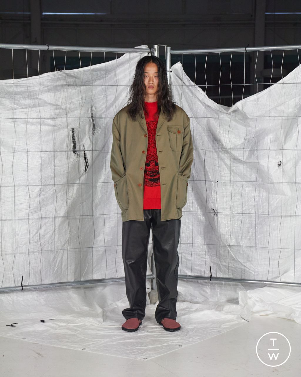 Fashion Week Milan Spring/Summer 2024 look 19 from the Magliano collection 男装