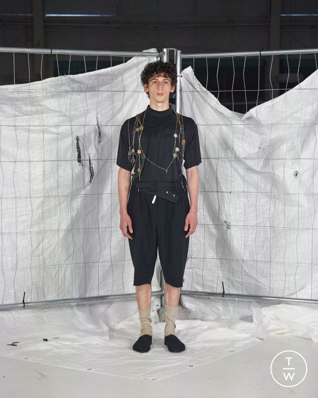 Fashion Week Milan Spring/Summer 2024 look 2 from the Magliano collection 男装