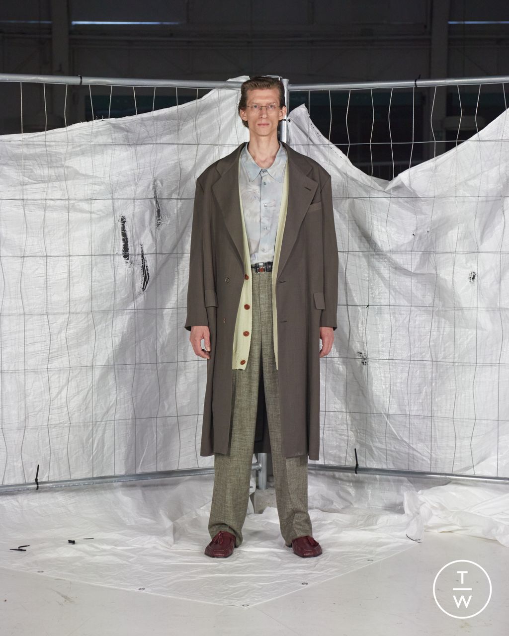 Fashion Week Milan Spring/Summer 2024 look 26 from the Magliano collection 男装