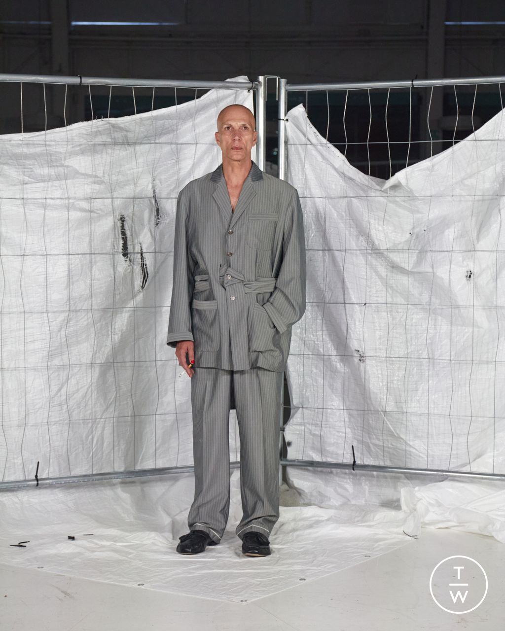 Fashion Week Milan Spring/Summer 2024 look 27 from the Magliano collection 男装