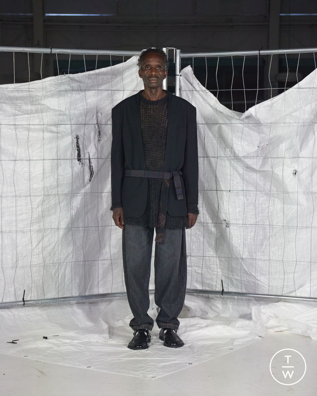 Fashion Week Milan Spring/Summer 2024 look 4 from the Magliano collection menswear