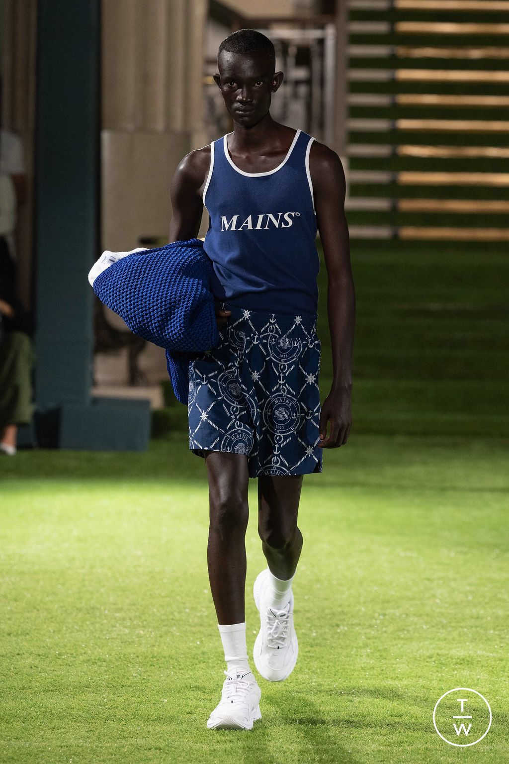 Fashion Week London Spring/Summer 2024 look 3 from the Mains collection 女装