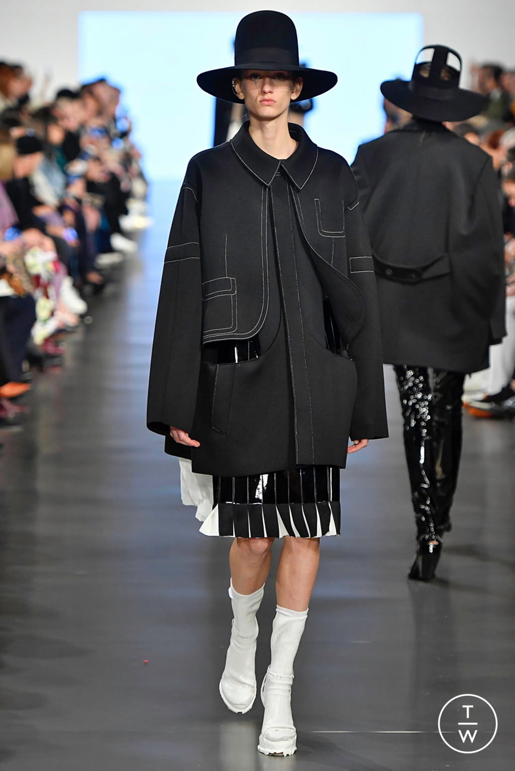Fashion Week Paris Spring/Summer 2019 look 11 from the Maison Margiela collection womenswear