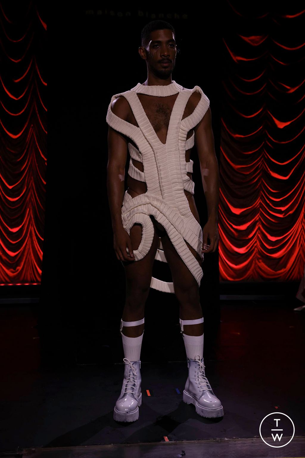 Fashion Week New York Spring/Summer 2024 look 11 from the Maison Blanche collection womenswear