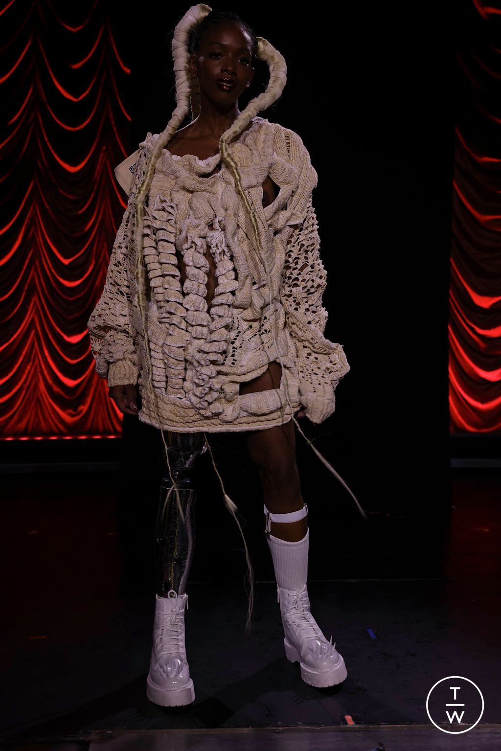 Fashion Week New York Spring/Summer 2024 look 12 from the Maison Blanche collection womenswear