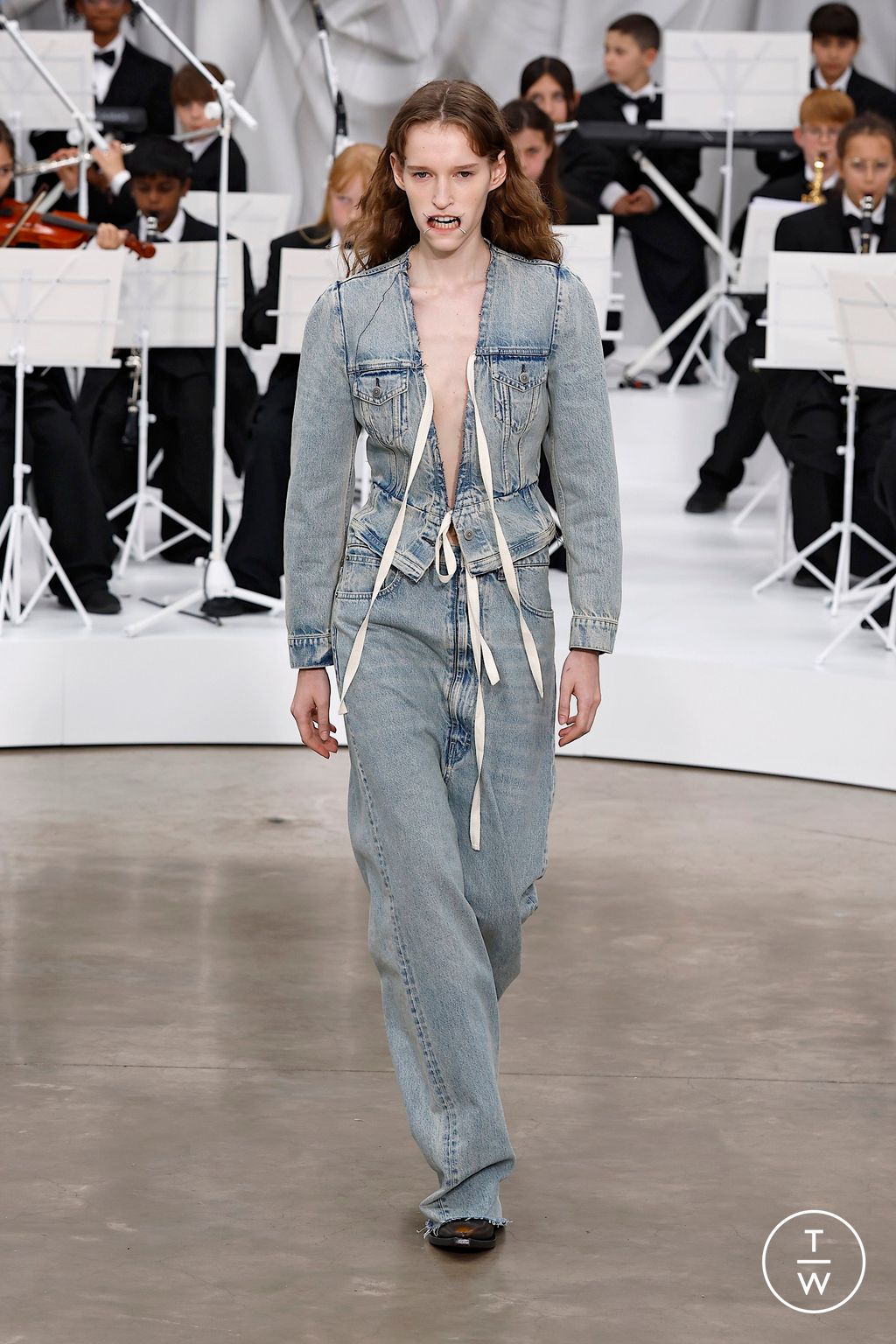 Fashion Week Paris Spring/Summer 2026 look 7 from the Maison Margiela collection womenswear