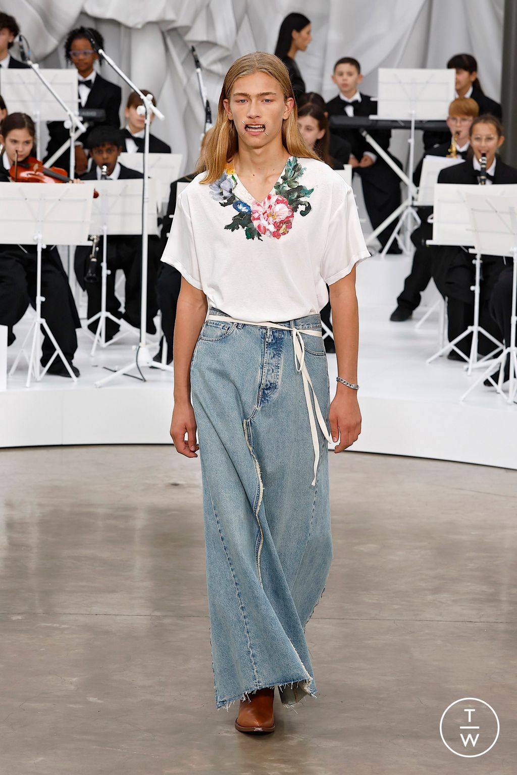 Fashion Week Paris Spring/Summer 2026 look 10 from the Maison Margiela collection womenswear