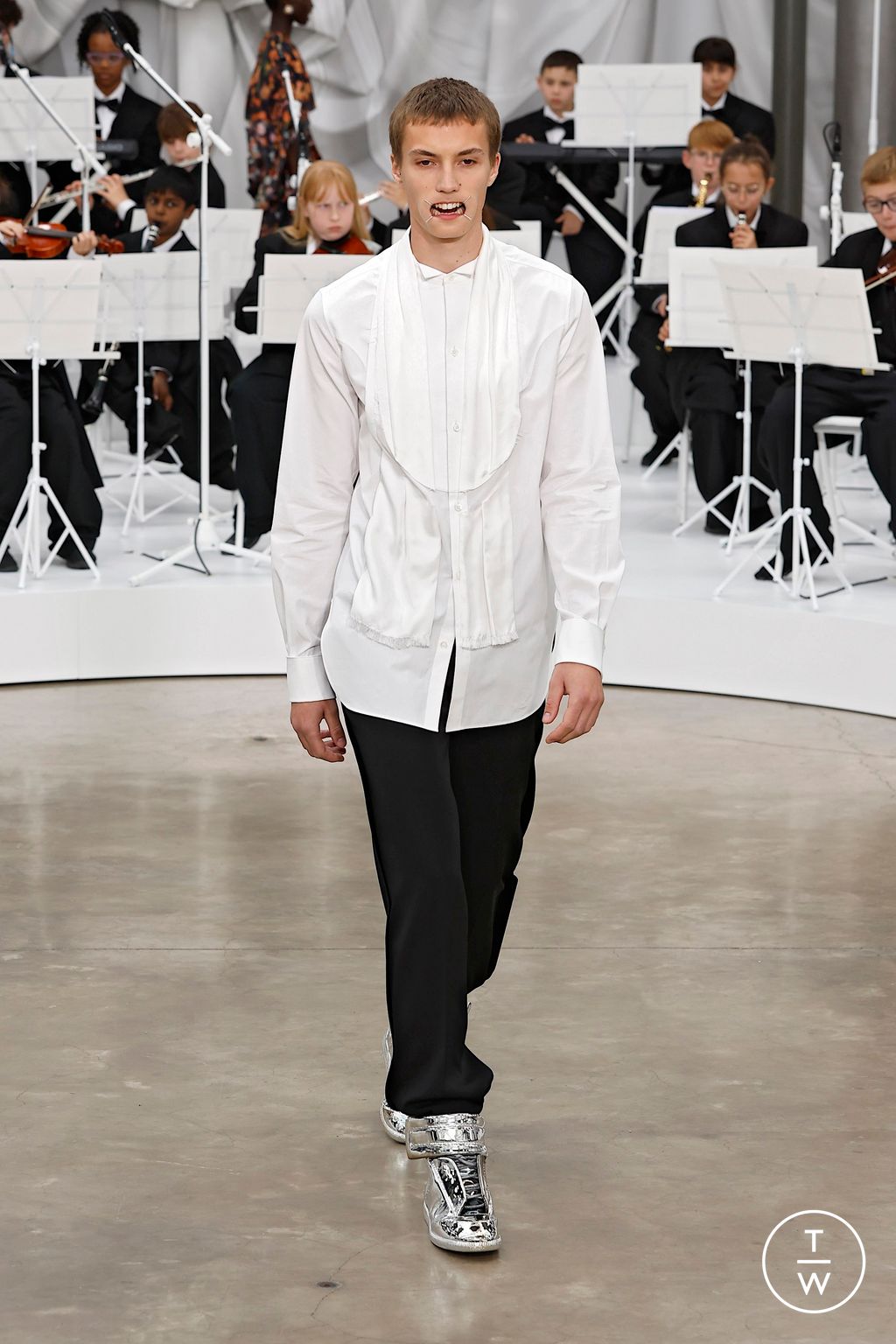 Fashion Week Paris Spring/Summer 2026 look 50 from the Maison Margiela collection womenswear