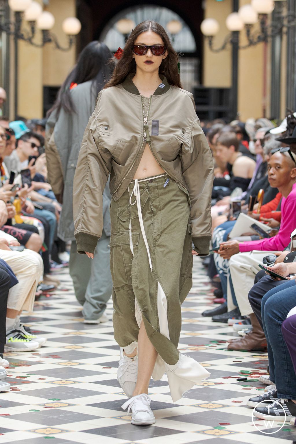 Fashion Week Paris Spring/Summer 2023 look 20 from the Maison Mihara Yasuhiro collection menswear