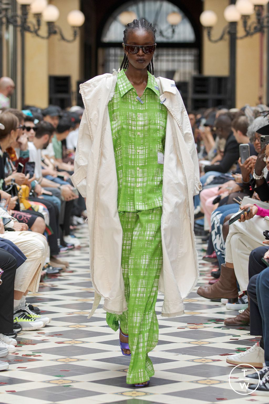 Fashion Week Paris Spring/Summer 2023 look 48 from the Maison Mihara Yasuhiro collection menswear