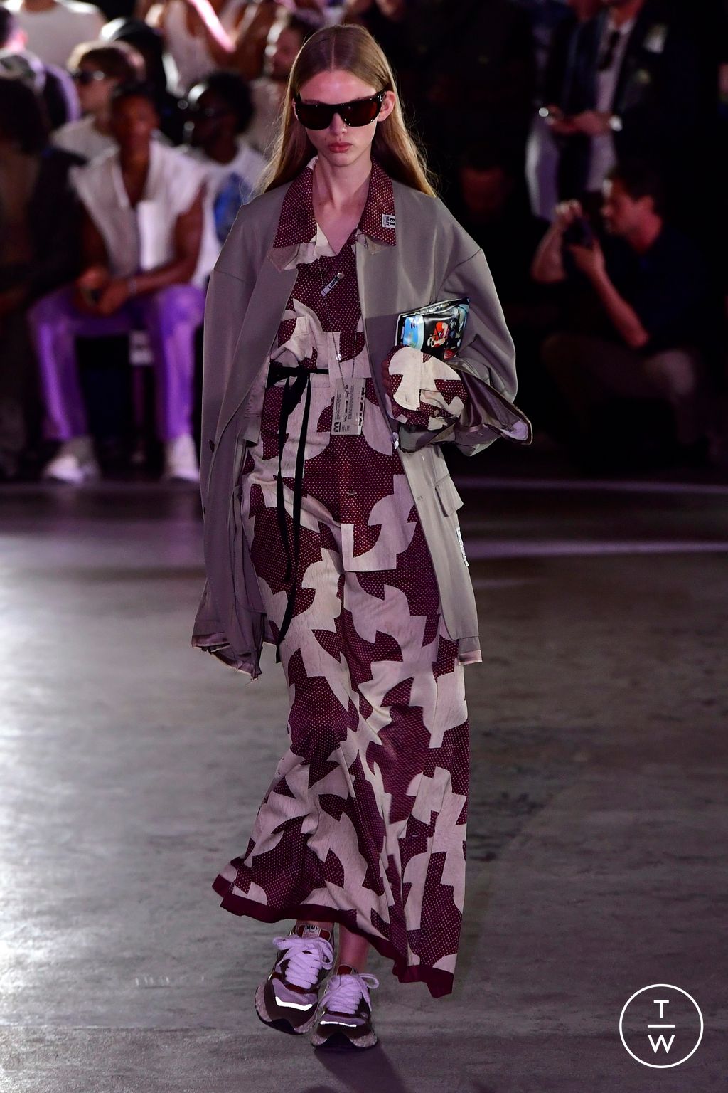 Fashion Week Paris Spring/Summer 2024 look 13 from the Maison Mihara Yasuhiro collection menswear