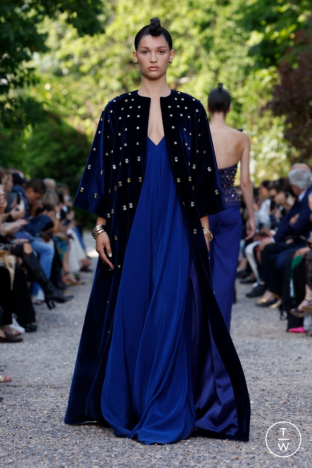Fashion Week Paris Fall/Winter 2023 look 14 de la collection Maison Sara Chraibi couture