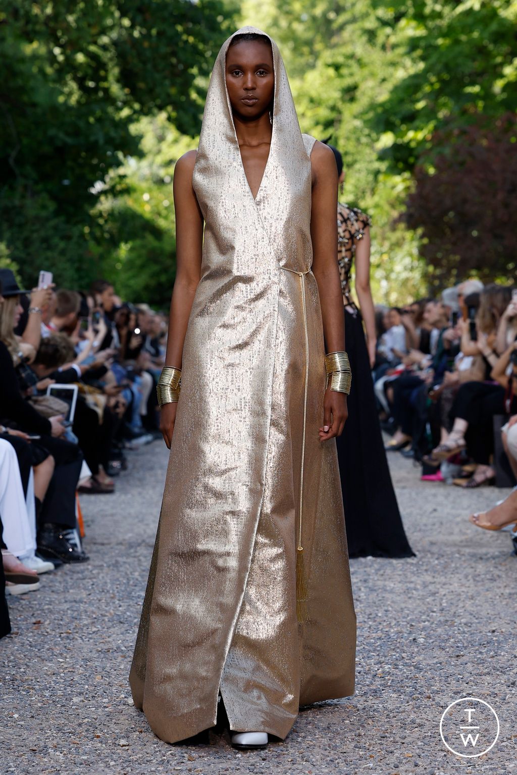 Fashion Week Paris Fall/Winter 2023 look 23 from the Maison Sara Chraibi collection couture