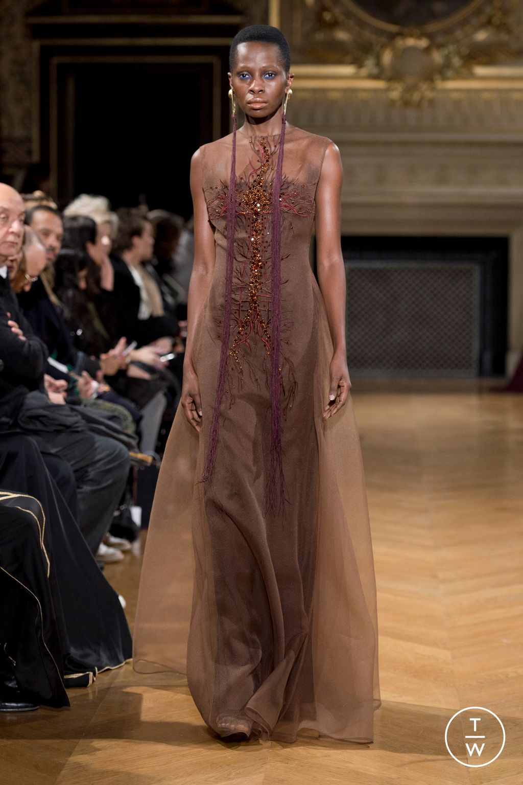Fashion Week Paris Spring/Summer 2024 look 4 from the Maison Sara Chraibi collection couture