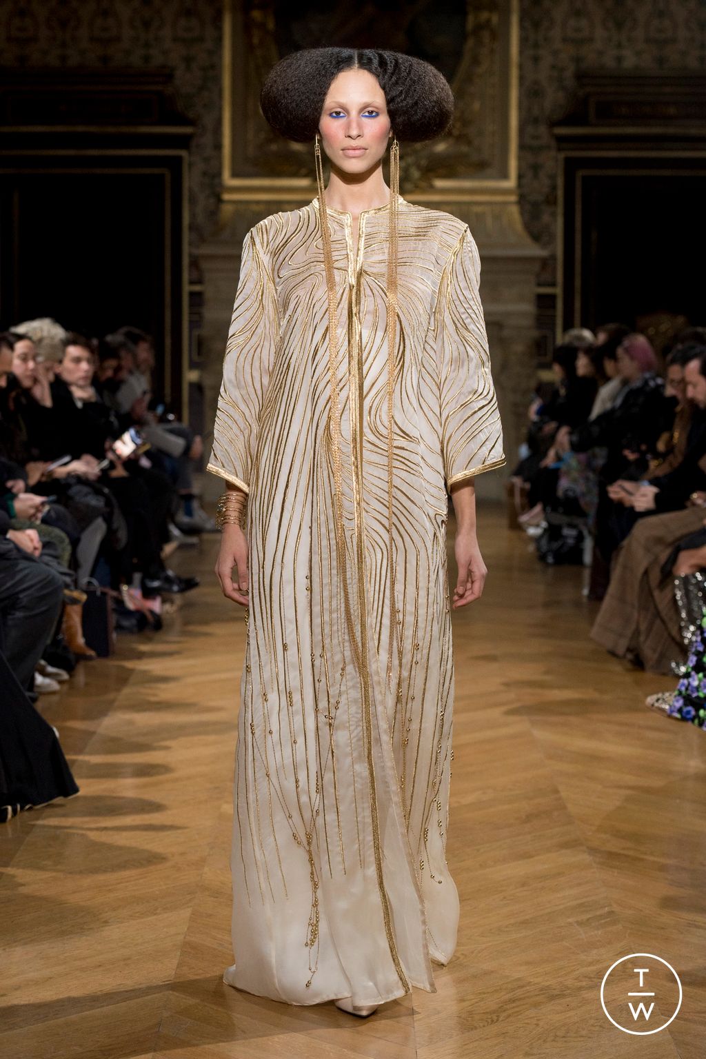 Fashion Week Paris Spring/Summer 2024 look 11 from the Maison Sara Chraibi collection couture